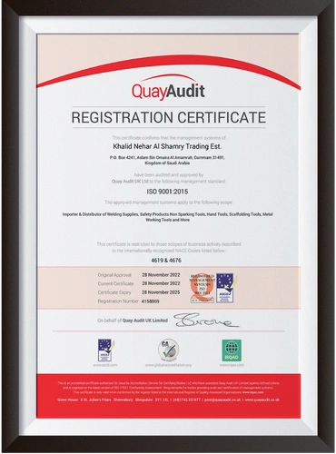 Certificate of 