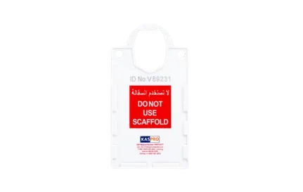 Scaffolding Tag Danger