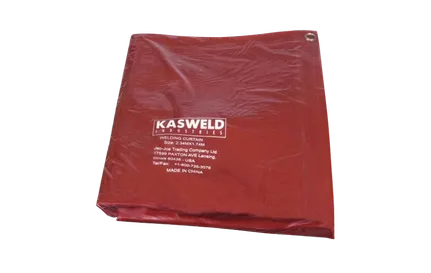 Red Welding Curtain