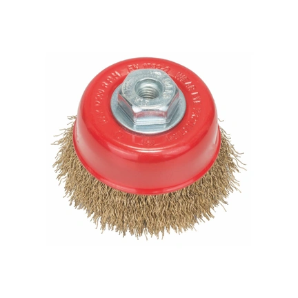 WIRE CUP BRUSH CRIMPED 3" M10-CS gallery image 1