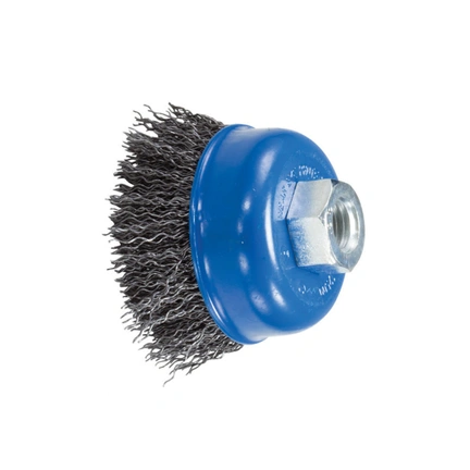 WIRE CUP BRUSH 3"CS M14 CRIMPED gallery image 1