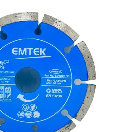 DIAMOND SAW BLADE COLD PRESSED 4.5" SUPER THIN gallery image 5