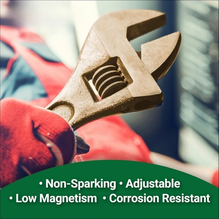   NON SPARKING ADJUSTABLE WRENCH 15 gallery image 2