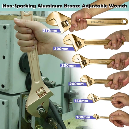 NON SPARKING ADJUSTABLE WRENCH 24" gallery image 4