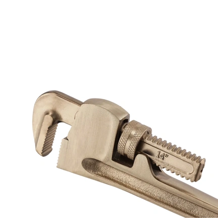 NON SPARKING PIPE WRENCH 14" gallery image 1