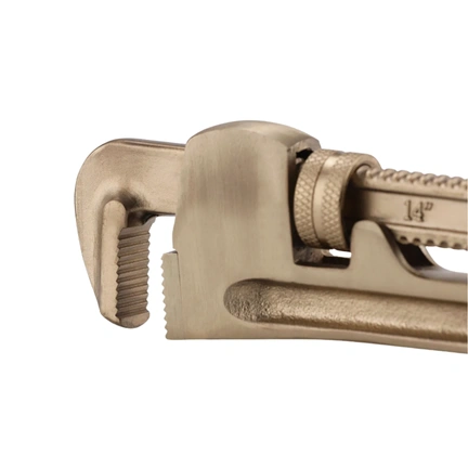 NON SPARKING PIPE WRENCH 14" gallery image 2