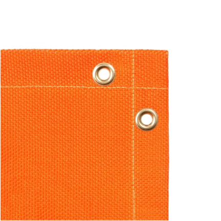FIRE BLANKET PVC COATED 0.45MM X 2MTR X 50MTR ORANGE COLOUR gallery image 2