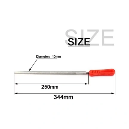 STAINLESS STEEL FULL ROUND FILE 10" gallery image 2