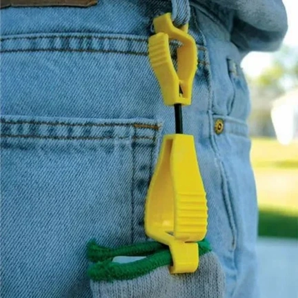 GLOVES HOLDER CLIP - COLOR: YELLOW gallery image 1