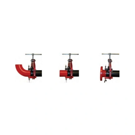 PIPE WELDING CLAMP FOR PIPE DIA 1-2.5"(25 - 60 MM) WITH SS CONTACT POINT gallery image 2