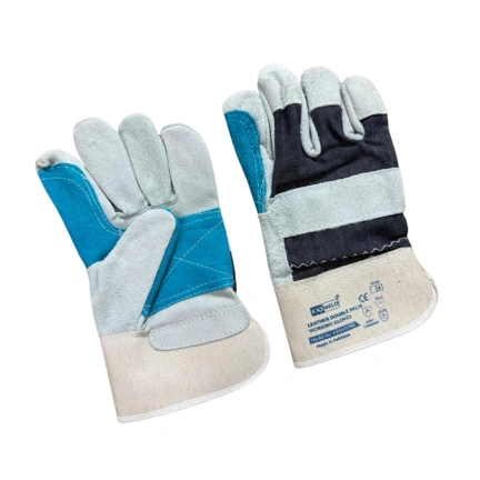 LEATHER DOUBLE PALM WORKING GLOVE gallery image 1