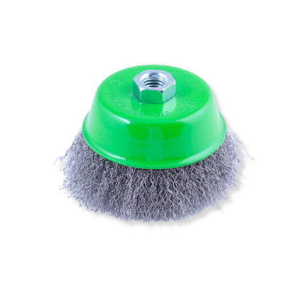 WIRE CUP BRUSH  CRIMPED 65MM M10 - SS  gallery image 2