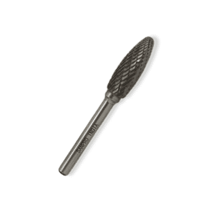 Carbide Burr F0616 x 06 Tree Radius End Shape