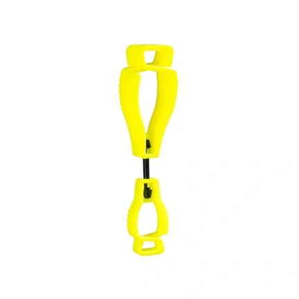 GLOVES HOLDER CLIP - COLOR: YELLOW
