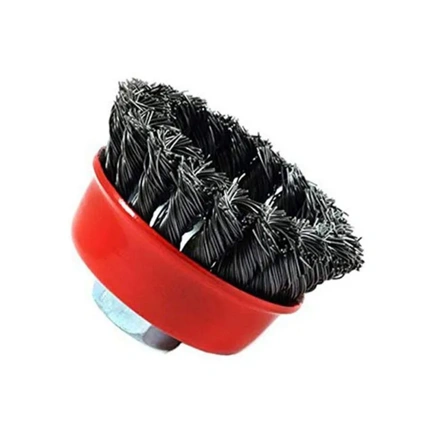 Wire Cup Brush Twisted 3